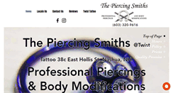 Desktop Screenshot of piercingsmiths.com